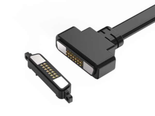 Square shape Magnetic Connector with Cable